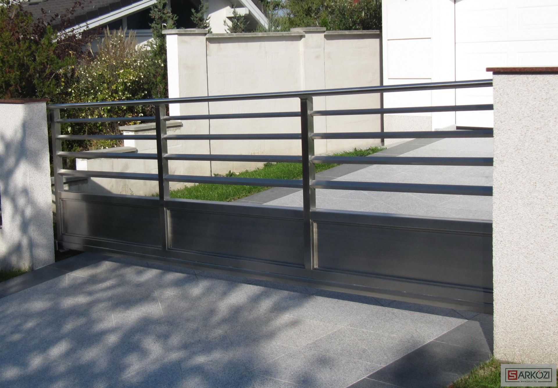 Edelstahl Zaun 05