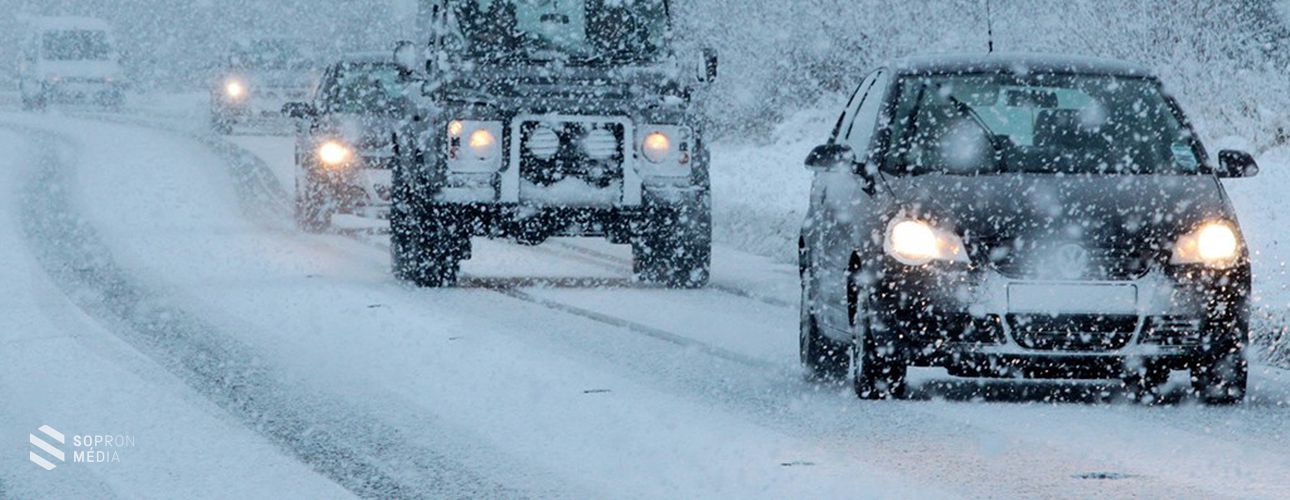 Győr-Moson-Sopron megyében is hófúvások nehezíthetik a közlekedést