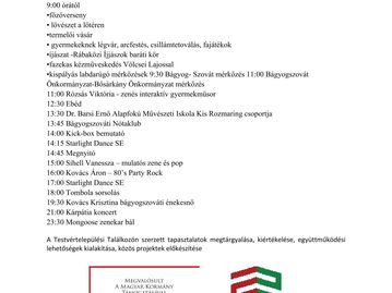 Bágyogszovát és Nagyszarva testvértelepülési találkozója