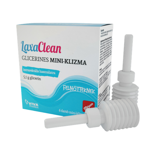 LaxaClean Glicerin Klizma mini felnőtt (6x)