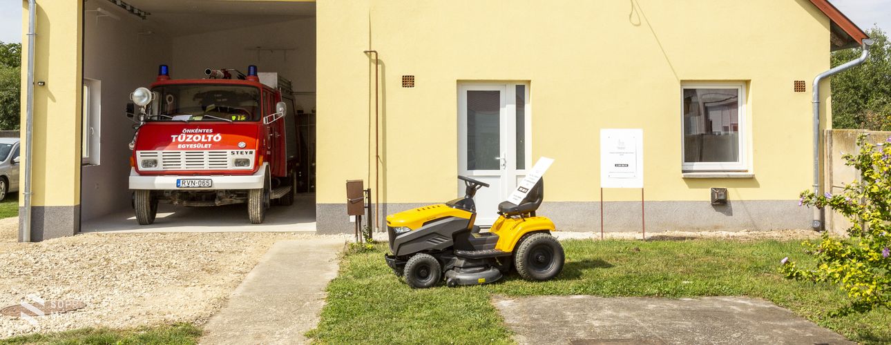 Megszépült a völcseji tűzoltószertár