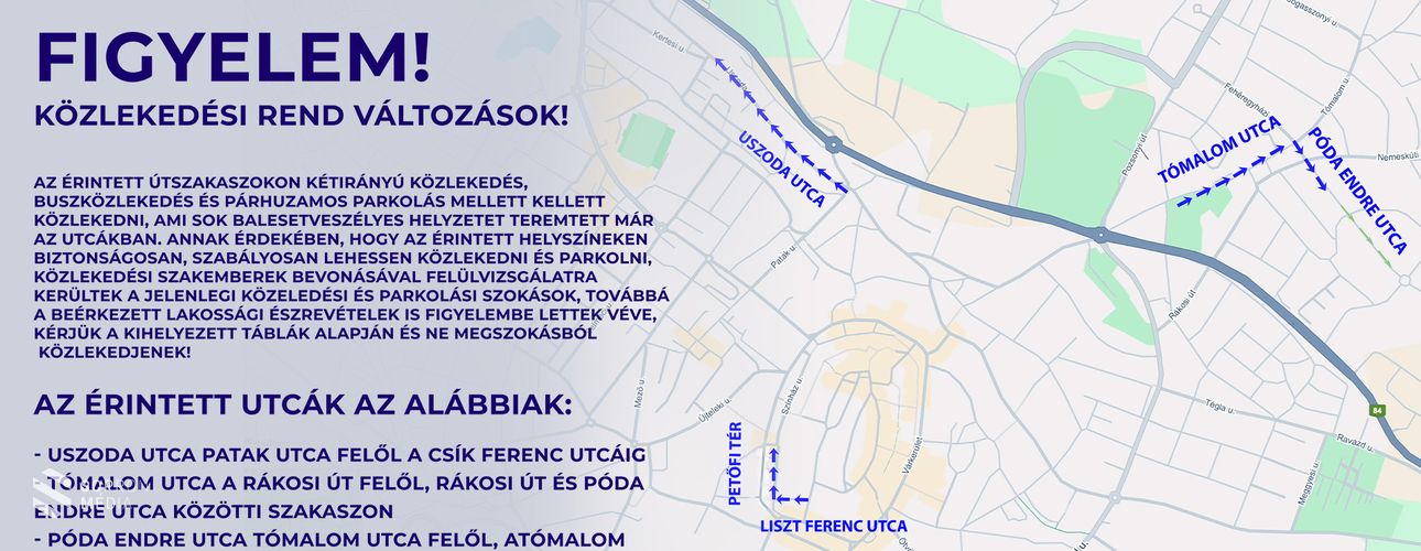 Fontos közlekedési változások léptek életbe Sopronban!