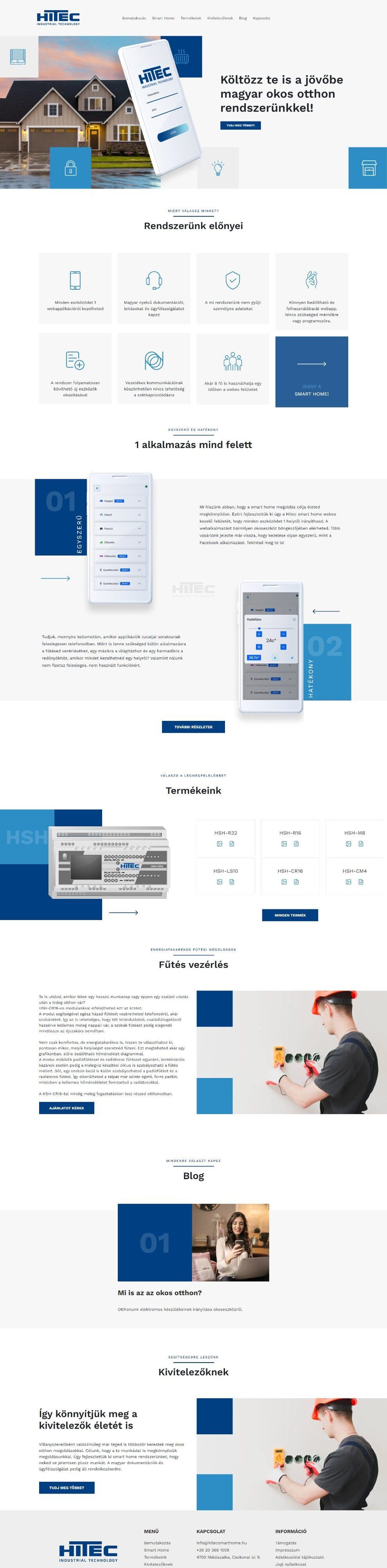 Hitec Smart Home - Magyar Okos Otthon Rendszer – nyitóoldal