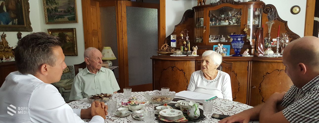 Látogatóban Barabits Elemér özvegyénél