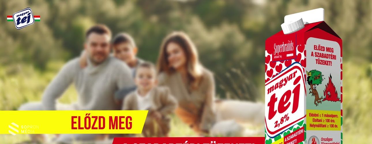 Tejesdobozokkal a szabadtéri tüzek megelőzéséért