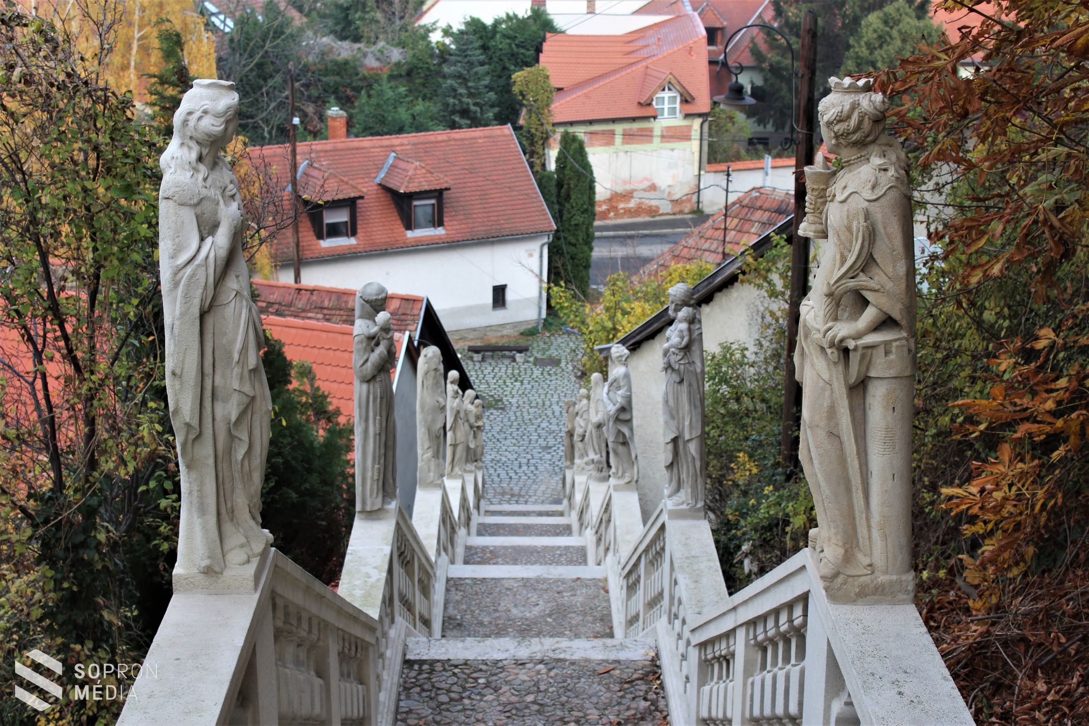 Megújul a sopronbánfalvi kolostorhegyi lépcsősor