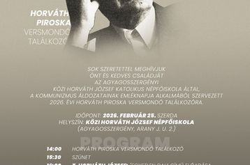 Horváth Piroska versmondó találkozó