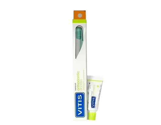 Vitis Orthodontic Access fogkefe+Orth.fogkrém 15ml (1x)