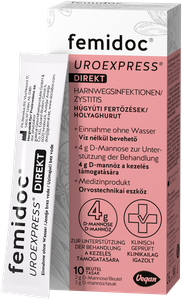 Uroexpress Femidoc Direkt D-mannóz por (10x) termék kép