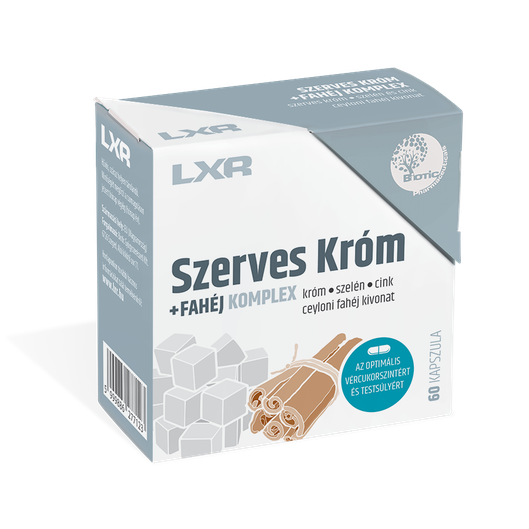 LXR Szerves Króm +Fahéj Komplex kapszula (60x)