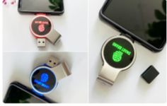 Light Round Type C pendrive