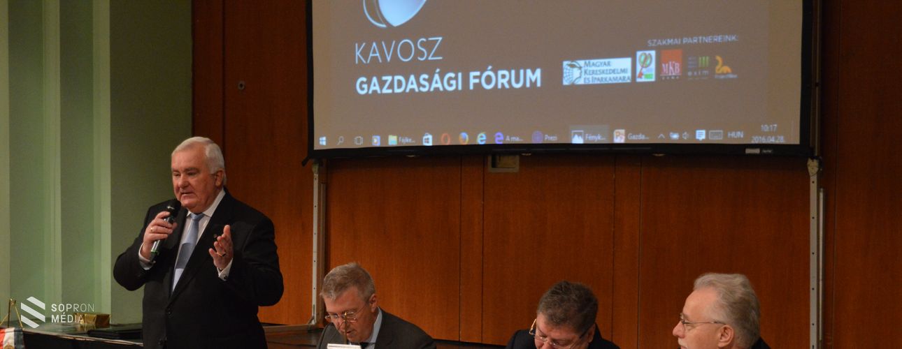 Gazdasági Fórumot tartottak Sopronban