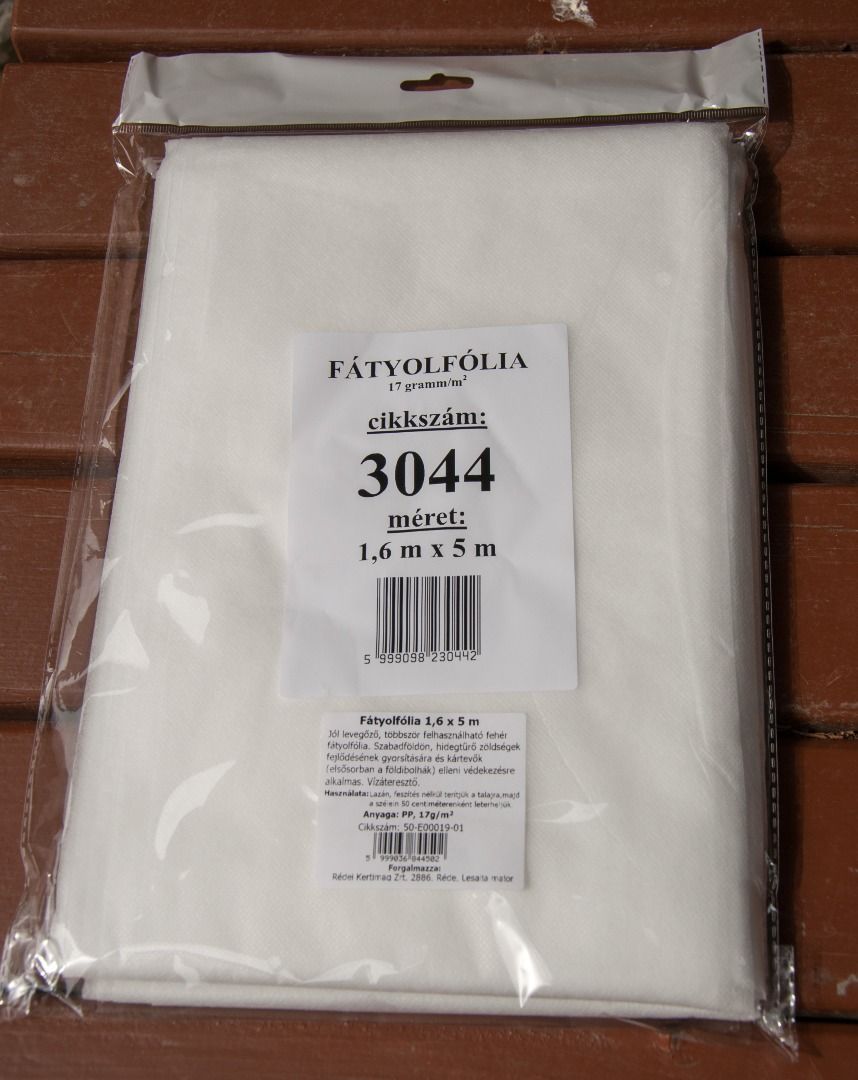 Fátyolfólia 1,6 x 5 m (17g/m2) Kertimag termék képe