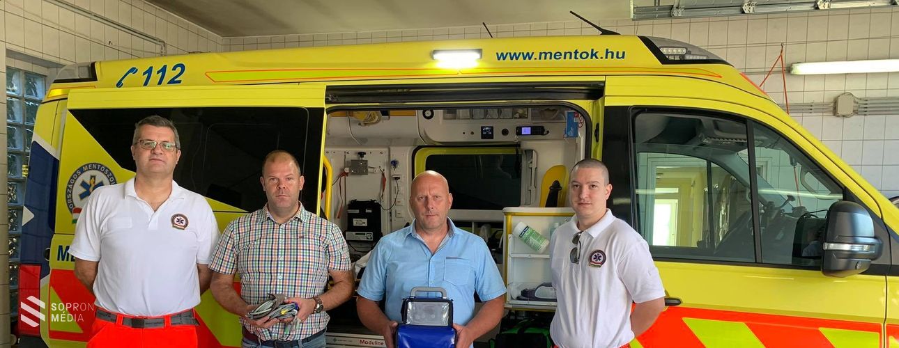 Betegőrző monitort kapott a Lövői Mentőegyesület