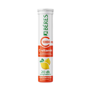 Béres C-vitamin 1000 mg cukorm. pezsgőtabl. citrom (20x) termék kép