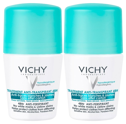 Vichy deo golyós izzadásszabályozó 48h DUO (2x50ml)