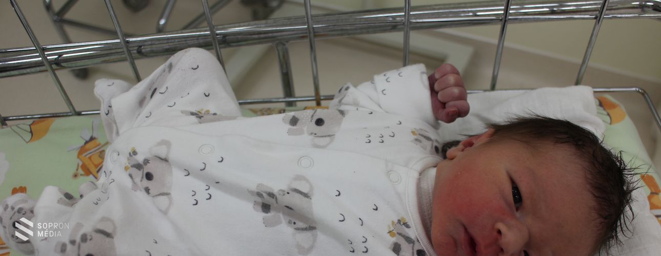 Megszületett Sopronban az új év első babája
