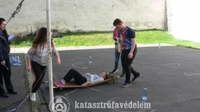 Katasztrófavédelmi ifjúsági verseny volt Sopronban 
