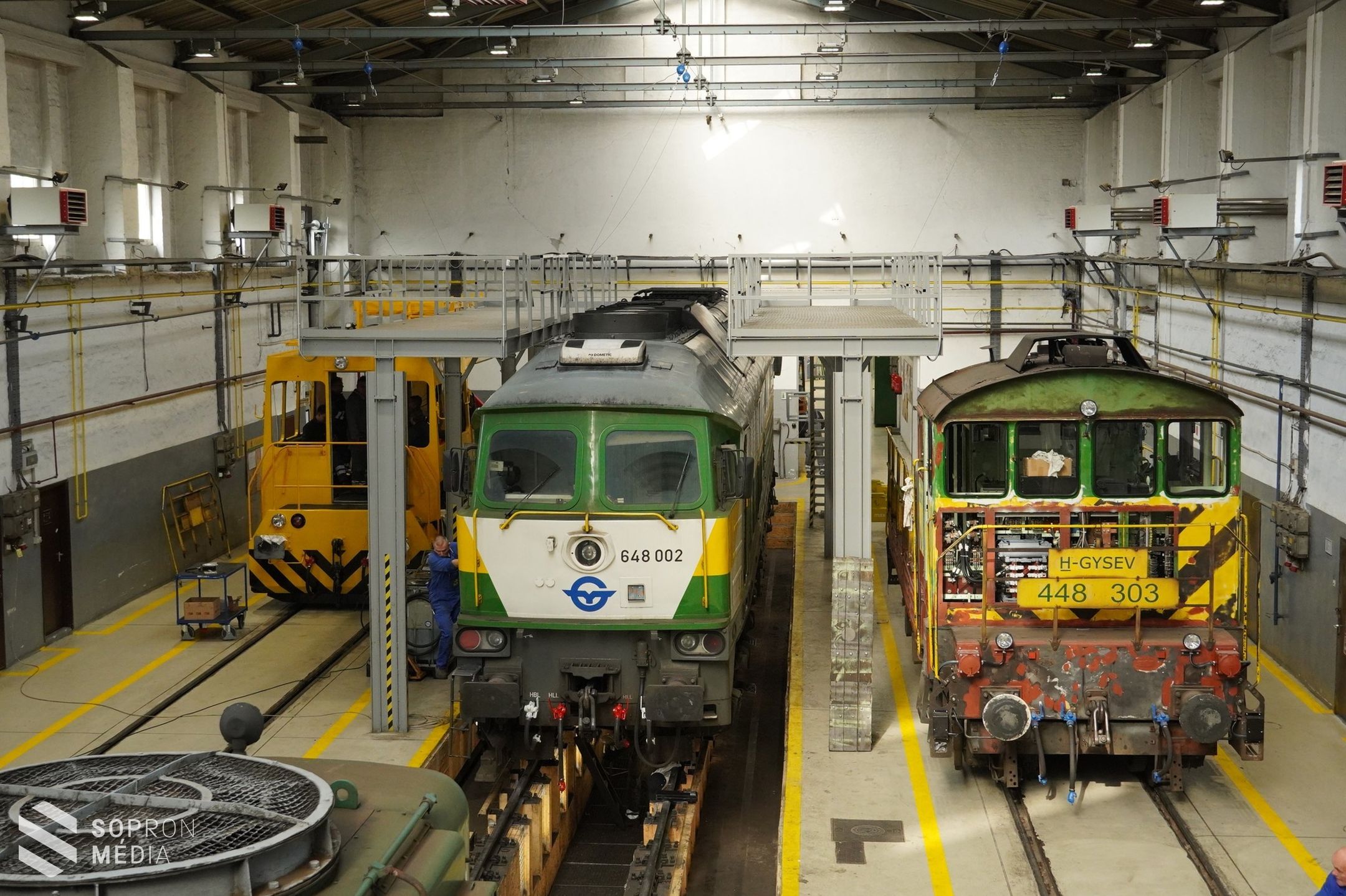 Érdekes információk a soproni mozdonyjavító műhelyről