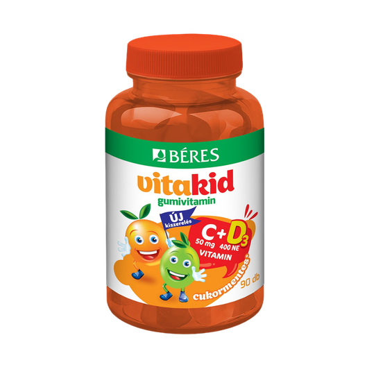 Béres Vitakid C+D3 gumivitamin gumitabletta (50x)