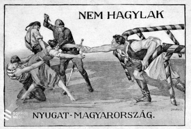 A Sopron környékén élők nem voltak hajlandók beletörődni a nagyhatalmas döntésébe