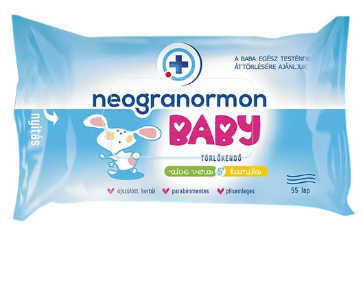 Neogranormon baba törlőkendő (55x)