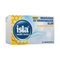 Isla-Med Akut torokpasztilla citrom méz (20x)