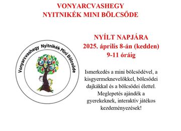 BÖLCSŐDEKÓSTOLGATÓ – NYÍLT NAP