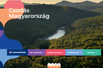 Accommodation search service on the Csodás Magyarország website