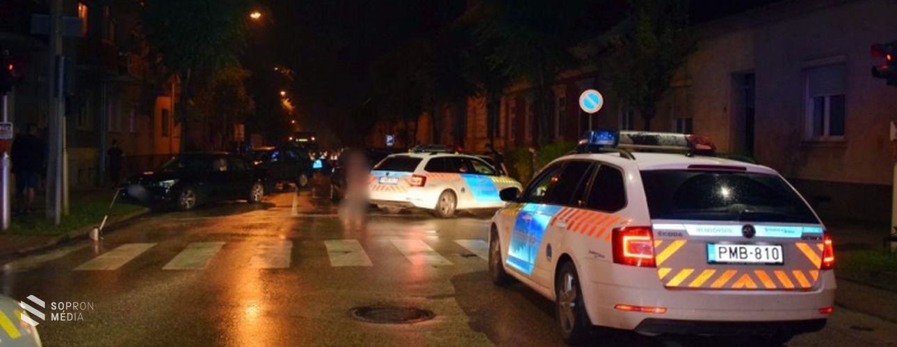 Elütötte az intézkedő rendőrt egy ittas sofőr Sopronban 