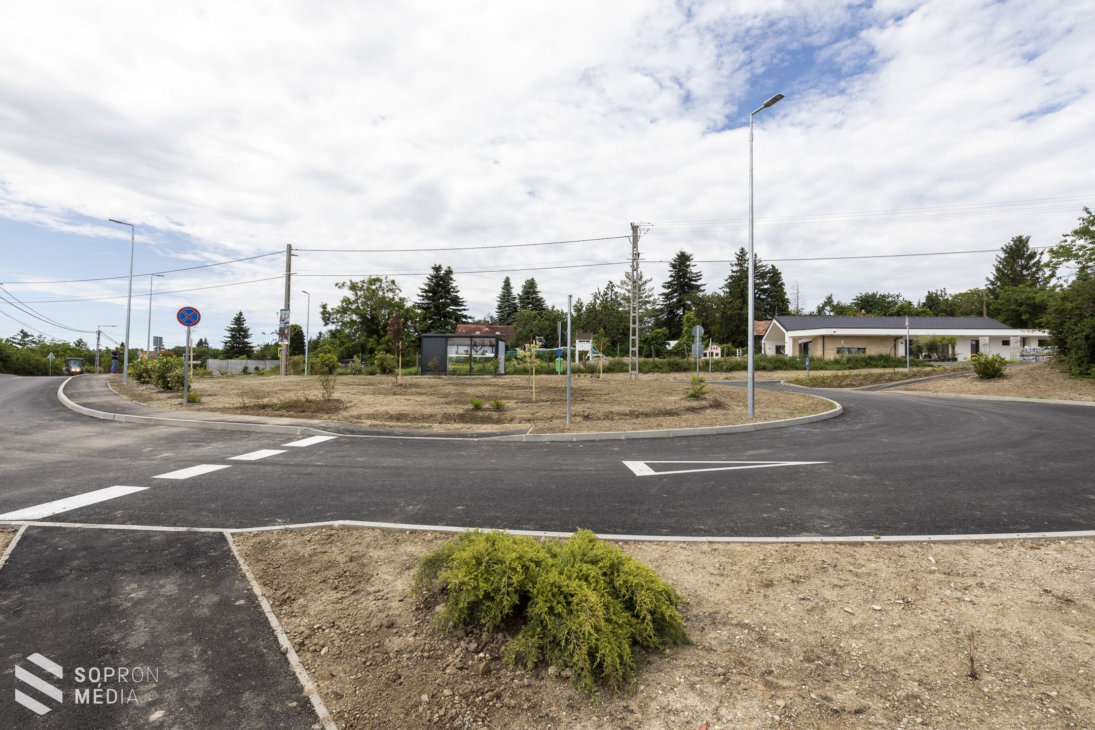 Átadták az új buszfordulót a Virágvölgy „szívében”