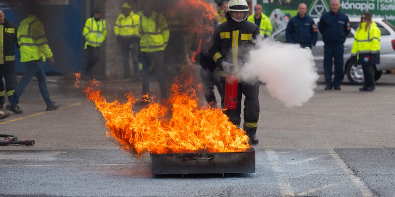 Munkavédelmi gyakorlatot tartottak a Soproni Sörgyárban