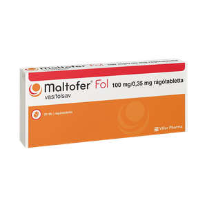Maltofer Fol  100 mg/0,35 mg rágótabletta (30x) termék kép