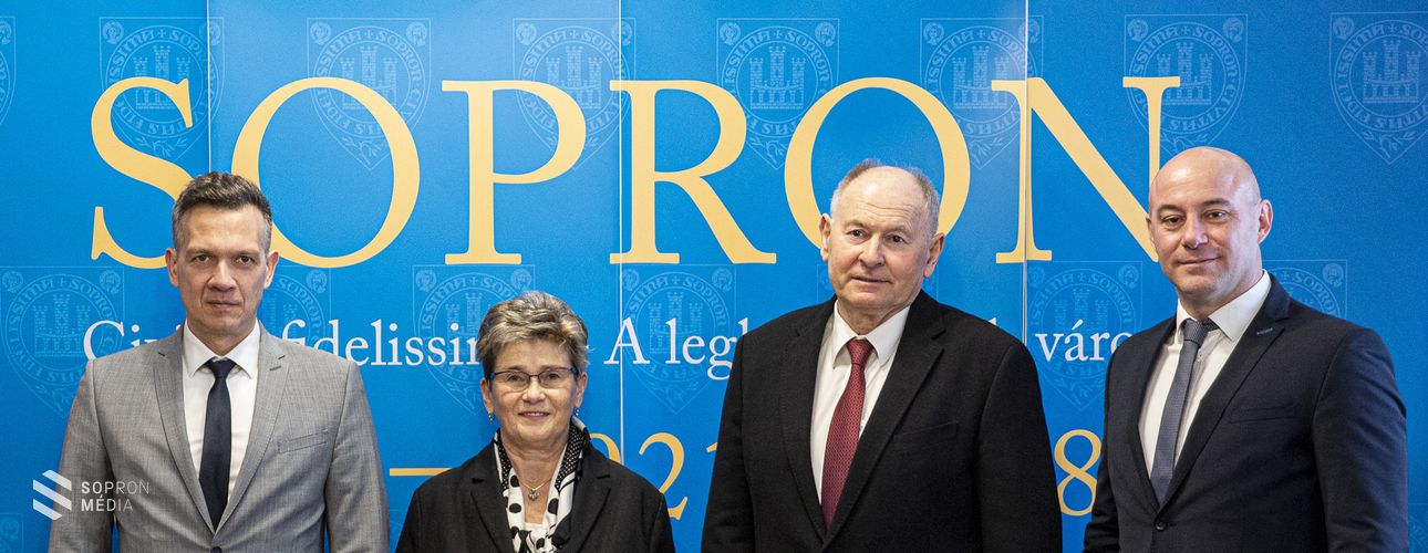 Sopronért Emlékérem Gálné Kapás Mártának