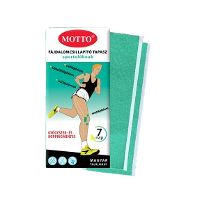 Motto rheumatapasz bőrbarát zöld termék kép