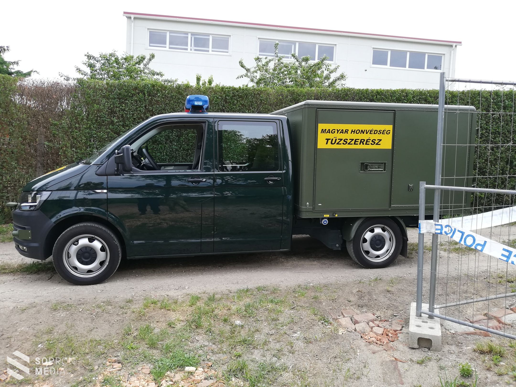 Világháborús bombát találtak Sopronban - FOTÓKKAL FRISSÍTVE!