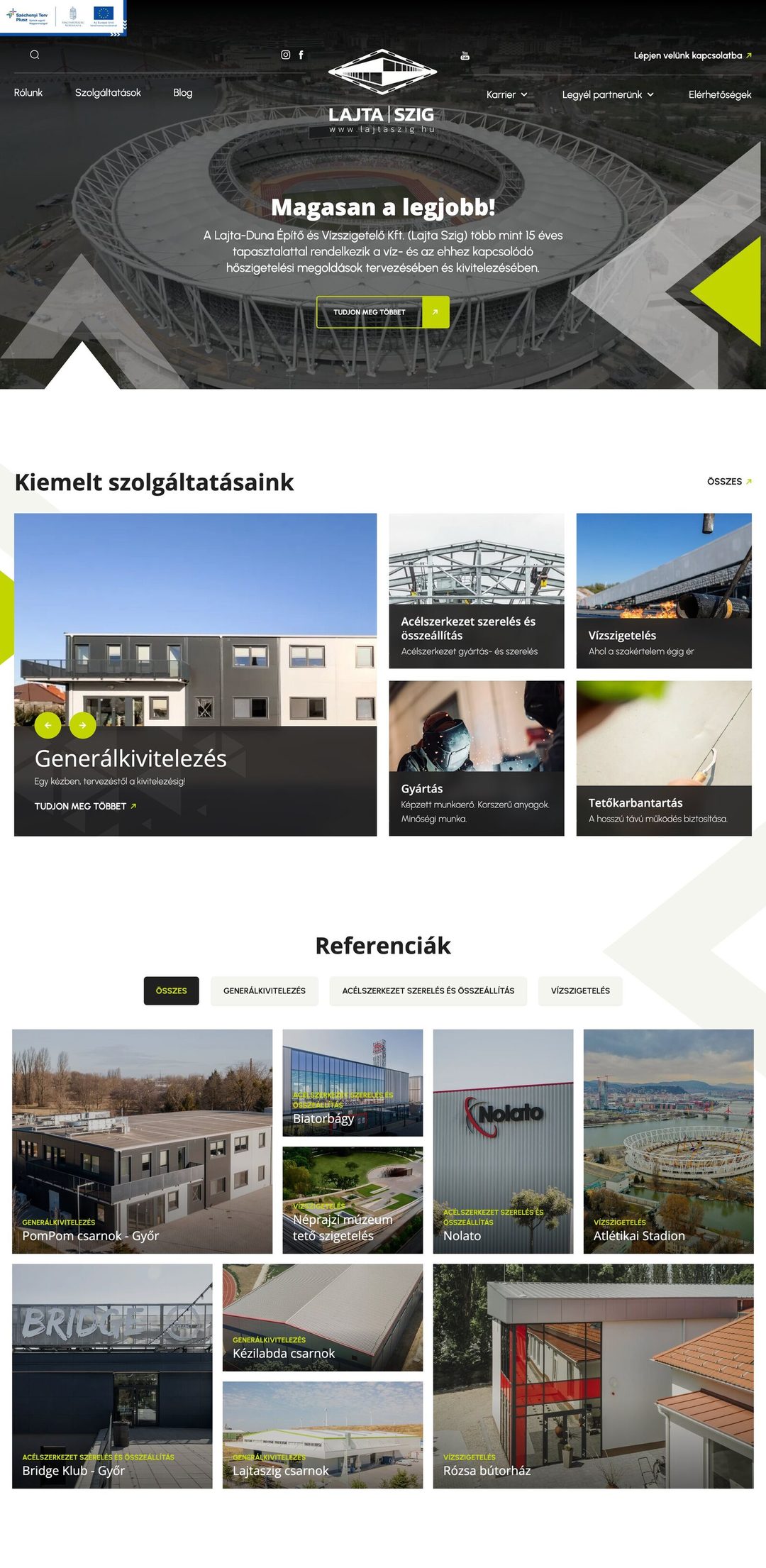 Lajta | Szig – nyitóoldal