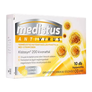 VitaPlus Medistus Antivirus pasztilla méz-citrom ízű (10x) termék kép