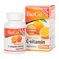 BioCo C-vitamin 500 mg narancs ízű rágótabletta (100x)