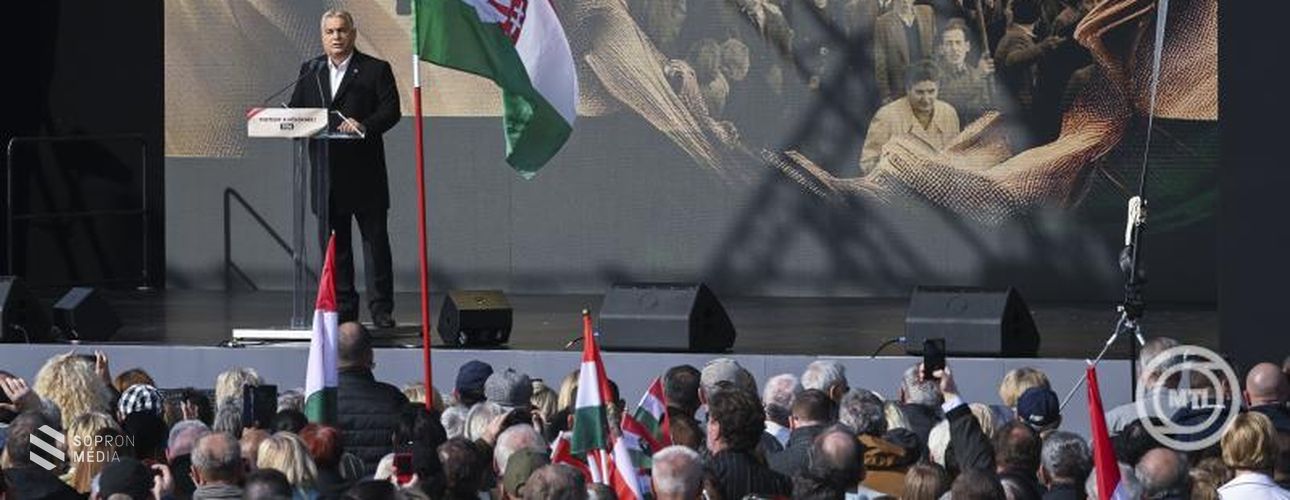 Orbán Viktor: 1956 tanúsága, hogy csak Magyarországért és a magyar szabadságért szabad harcolnunk