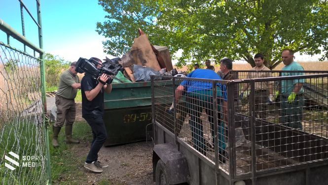 A Fertő-Hanság Nemzeti Park Igazgatóságának mintegy 80 dolgozója vett részt az idei akcióban