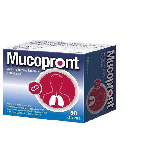 Mucopront 375 mg kemény kapszula (50x)