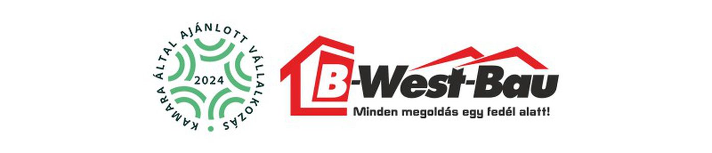 A B-West-Bau Kft. a "Kamara Által Ajánlott Vállalkozás" Védjegyprogramban