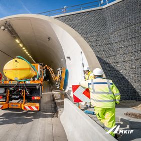 Megtisztult az M85 Bécsi-dombi alagút