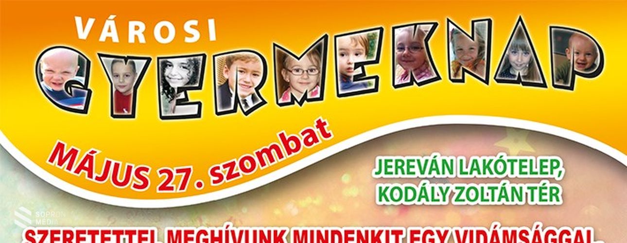 Sok érdekes és színes program lesz a Városi Gyermeknapon