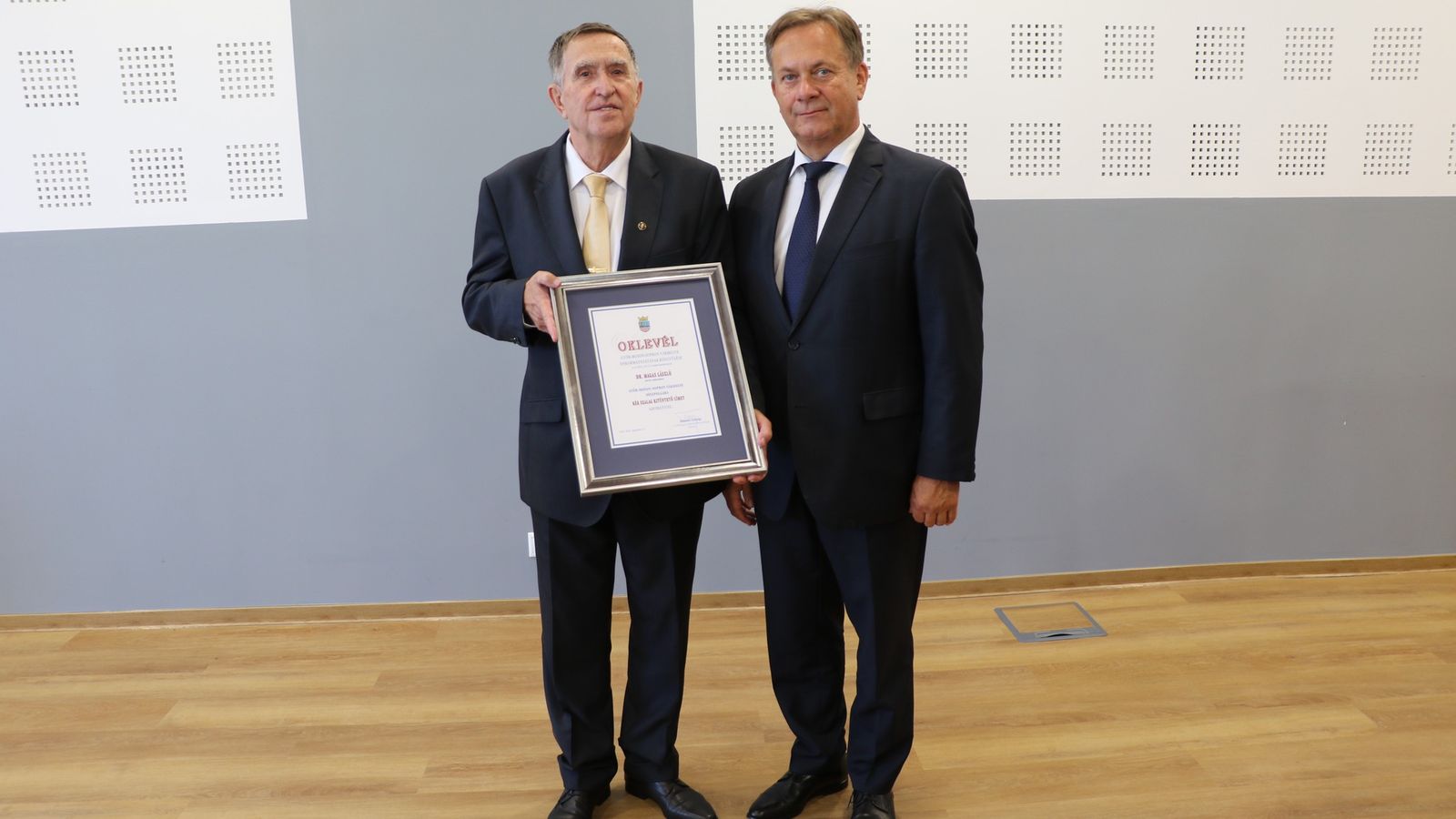 Rangos elismerésben részesült dr. Magas László, a Páneurópai Piknik ’89 Alapítvány elnöke