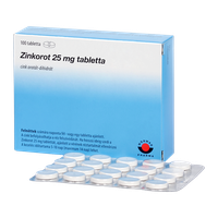 Zinkorot 25 mg tabletta (100x)