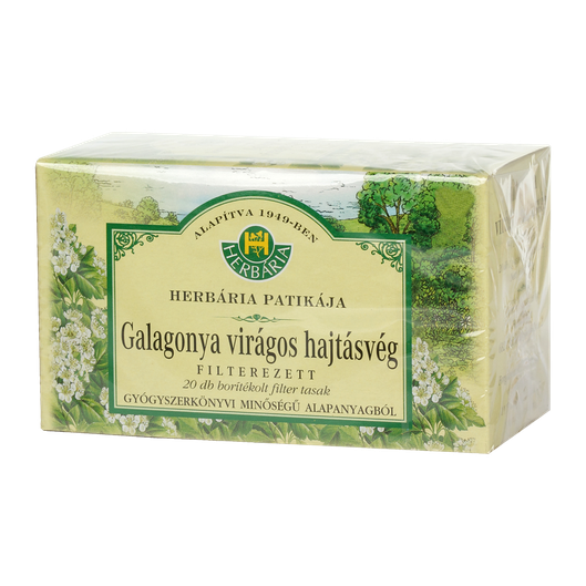 Galagonya tea filteres HERBÁRIA borítékolt (20x1g)