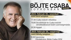 Böjte Csaba Sopronban!