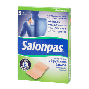 Salonpas 105 mg/31,5 mg gyógyszeres tapasz (5x) termék kép